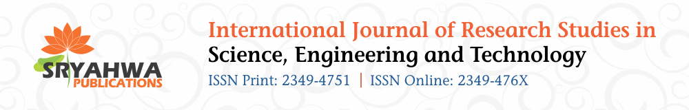 IJRSSET - International Journal of Research Studies in Science, Engineering and Technology